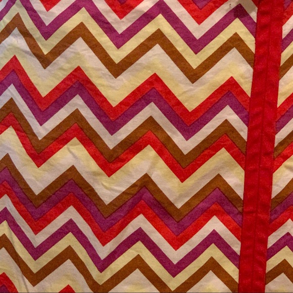 Tibi Striped Chevron Wrap Mini Skirt 6 - Picture 5 of 11